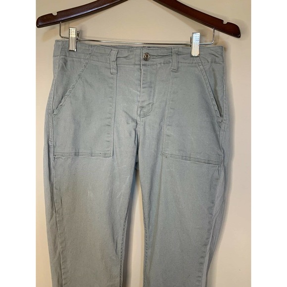 Kensie Jeans Light Gray Skinny Jeans - Picture 2 of 5